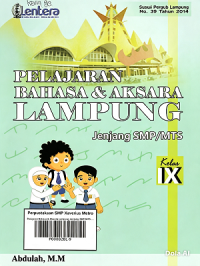 Image of Pelajaran Bahasa & Aksara Lampung Jenjang SMP/MTs Kelas IX